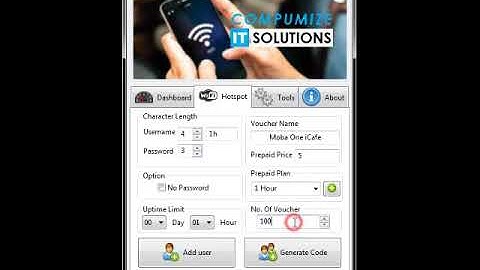 Mikrotik Hotspot Code Generator by Compumize