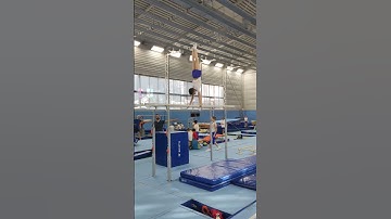 Training a Double Somersault from the Parallel Bars 😅