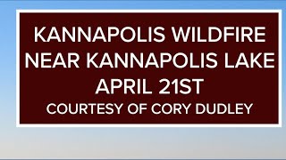 Kannapolis wildfire - April 21