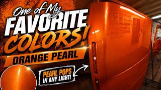 One of My Favorite Paint Colors Ever!  Orange Pearl Nissan Hardbody Reveal