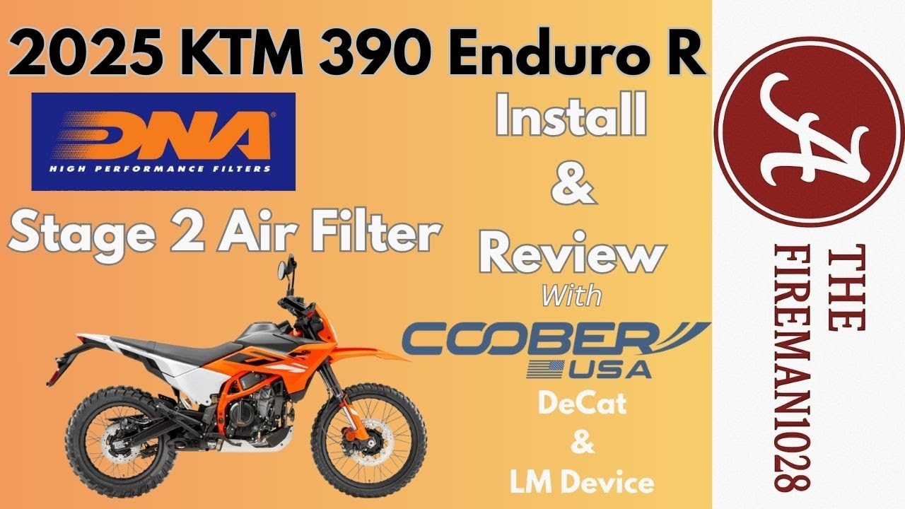 Установка и обзор воздушного фильтра KTM 390 Enduro R DNA Filter Stage 2 для 2025 года