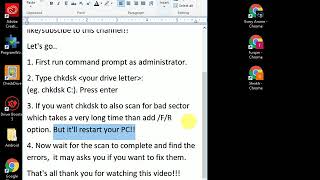 How To  Scan Fix Hard with Command Prompt!!! screenshot 5