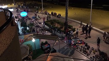 Calpe Spain promenade illegal street sellers