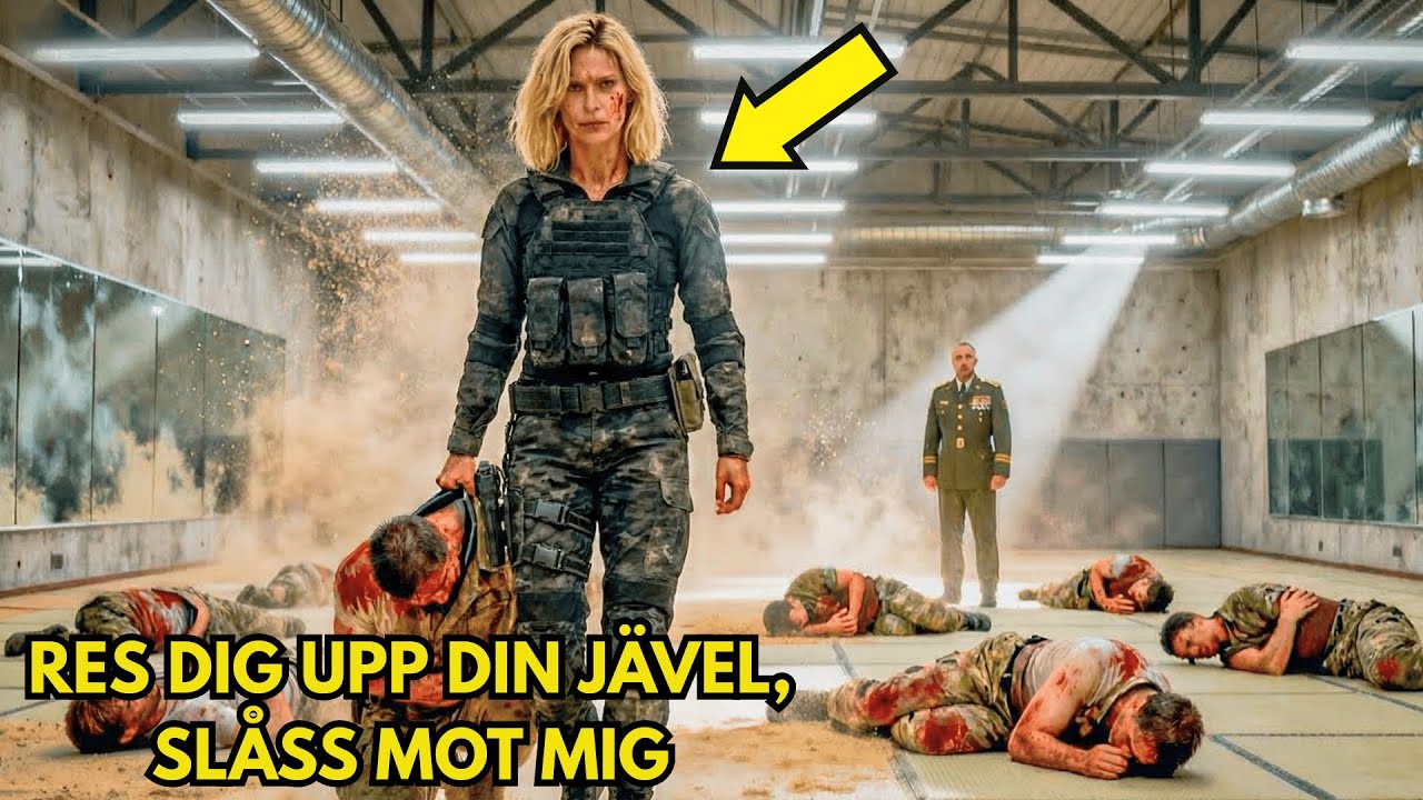 AG VARNADE DIG JAG ÄR STRIDSMÄSTARE. 27 marinsoldater omringade henne, 2 sekunder senare död tystnad