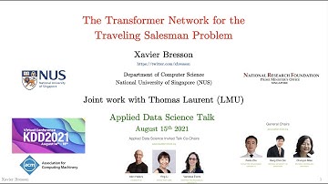 Xavier Bresson "The Transformer Network for the Traveling Salesman Problem"
