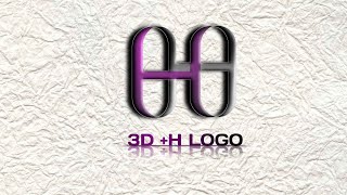 How To Create A professional Logo 3D H In Pixellab