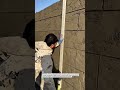 Perfect Wall Plaster Leveling! #construction #plastering #DIY #shorts #builder #tools