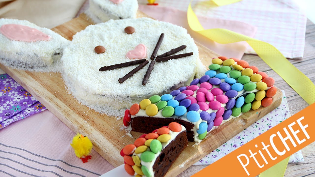 Gâteau lapin pour Pâques - Amandine Cooking