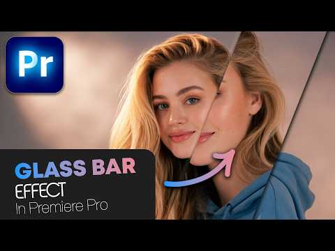 How To Add a GLASS BAR Effect In Premiere Pro