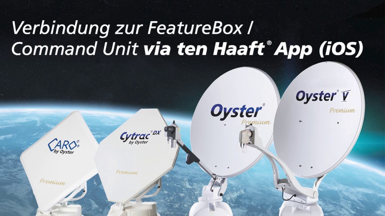 ten Haaft®: App Verbindung zur FeatureBox / Command Unit