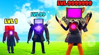 OGGY UPGRADING NOOB INFECTED CAMERMAN TO MAX LEVEL SPEAKERMAN IN ROBLOX