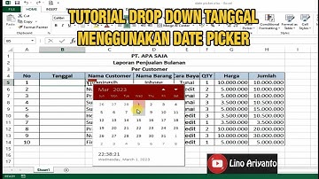 TUTORIAL DROP DOWN TANGGAL MENGGUNAKAN DATEPICKER