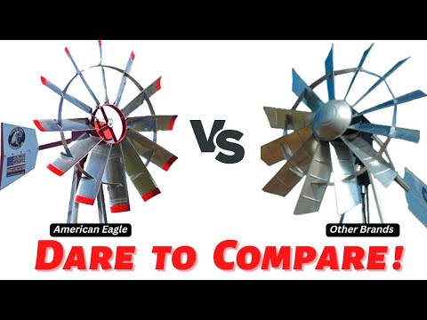 American Eagle Windmills - MUST WATCH! Windmill Aerator | Pond Aeration Windmill | Windmill for Pond