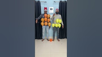 Roll Dice 🎲 With Pop Balloon Challenge #shorts