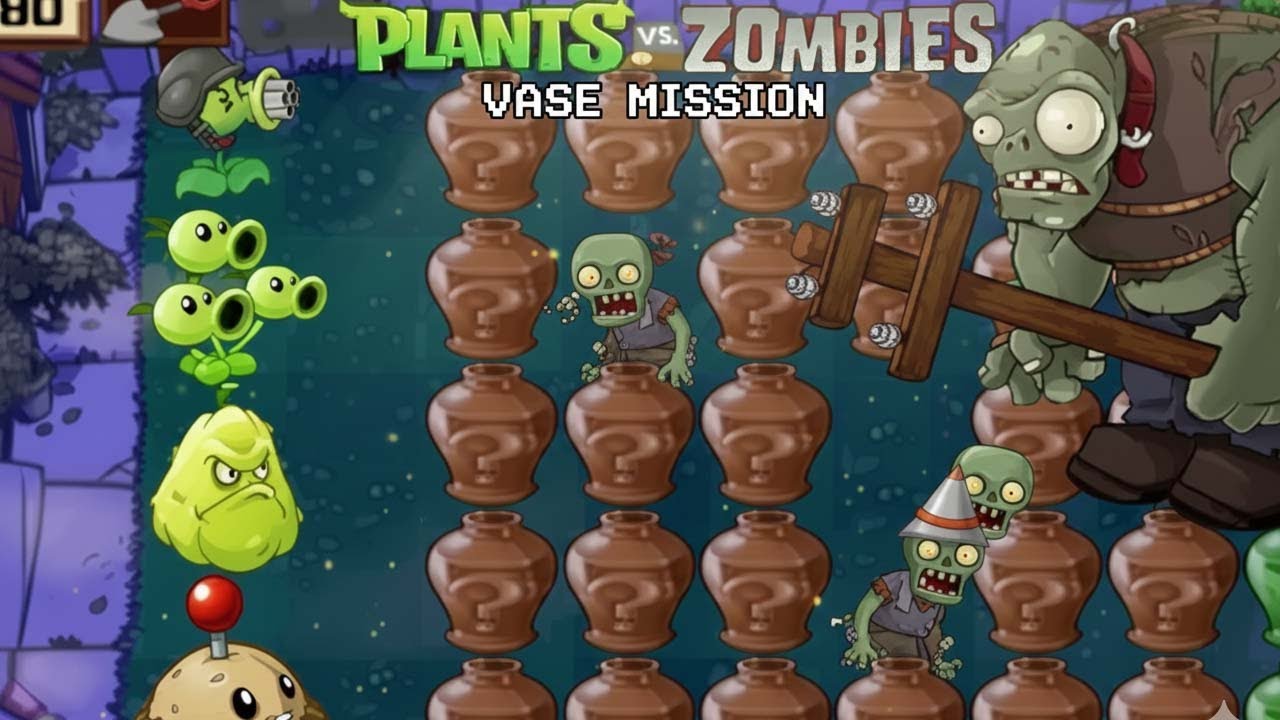 PVZ Hybrid Fusion (Vase Mission Challenge) | Plants vs Zombies Ultimate ...