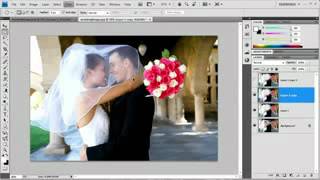 HD Soft Focus Wedding Photo Effect Photoshop Tutorial! screenshot 1