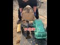 The countryside is developing too fast, even firewood splitting has become mechanized