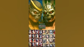Shao Kahn Character Selection in  Mk9 , Mk11 and Mk1 Khaos Reigns #mortalkombat1havik