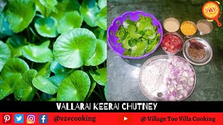 Vallarai Keerai chutney |Increase your memory power naturally|Brahmi Chutney for Memory|வல்லாரை கீரை