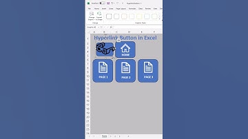 Hyperlink Buttons in Excel #excel #hyperlink #button #link #philipsmithmedia