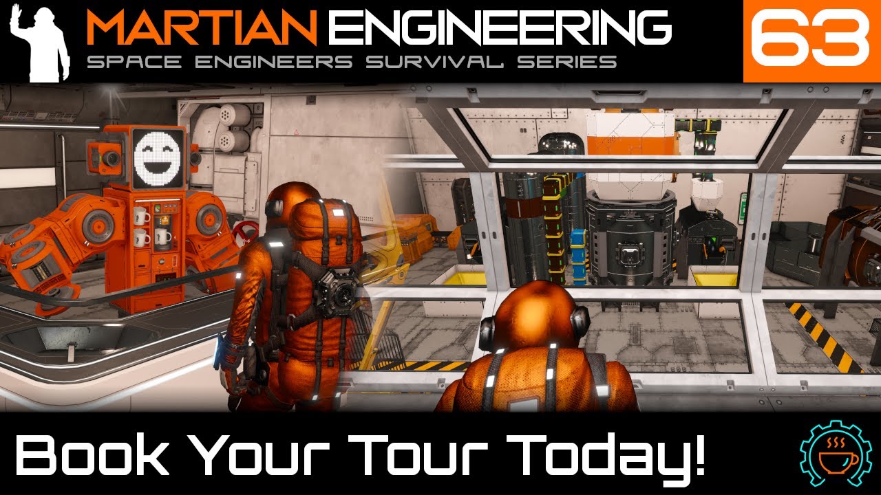 Кофейная фабрика и научно-исследовательская лаборатория готовы! | Марсианская инженерия E63 | Выж...