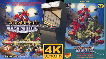Armored Warriors | ARCADE | 4K60ᶠᵖˢ UHD🔴 | Longplay Walkthrough Playthrough Full Movie Game