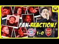 Arsenal fans devastated reactions to bayern munich 10 arsenal  champions league quarter final