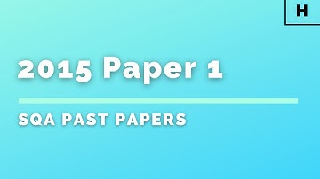 Higher Physics | SQA Past Papers | 2015 | Paper 1 (Multiple Choice)