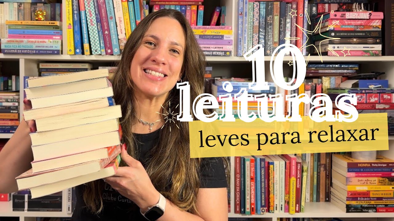 📌 10 LIVROS LEVES PARA LER E RELAXAR! #dicadeleitura #booktube #leitores #romance #livros 