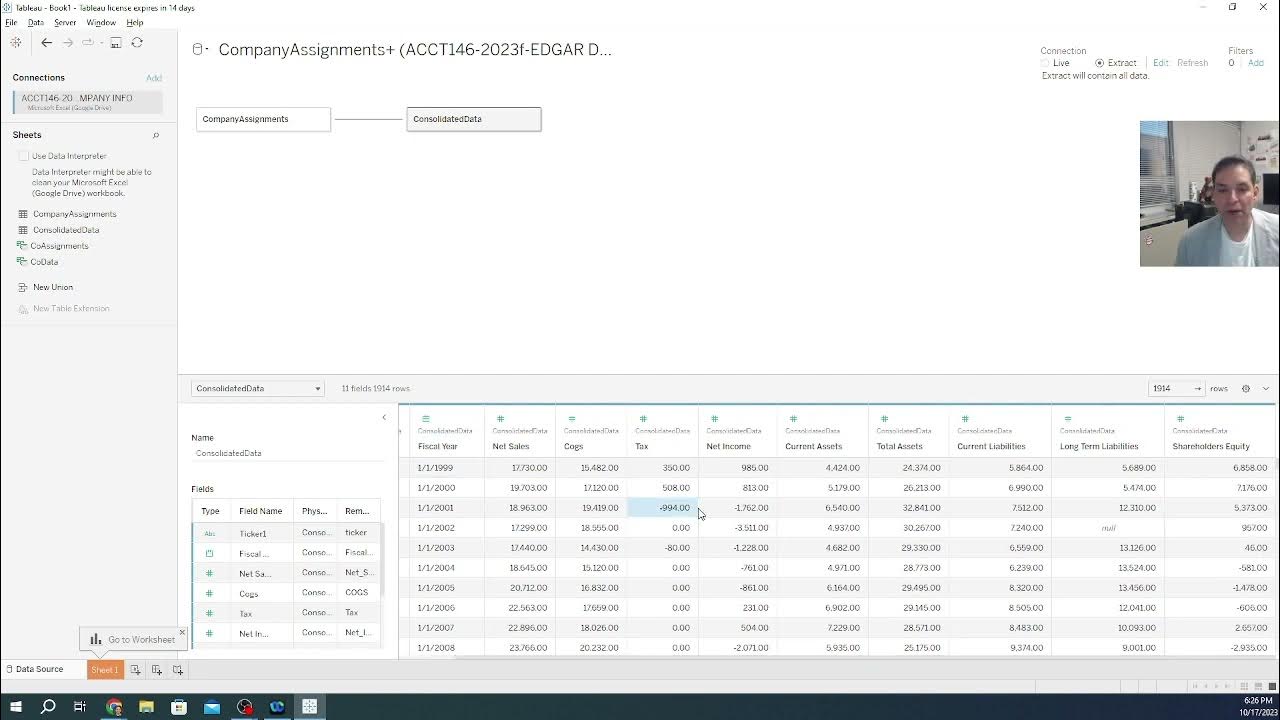 Sp4 tableau step 2 formatting tableau data field types youtube