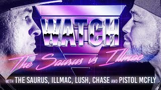 WATCH: THE SAURUS vs ILLMAC with THE SAURUS, ILLMAC, LUSH ONE, CHASE MOORE AND PISTOL MCFLY