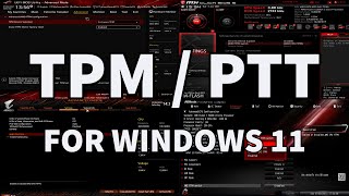 How To Enable TPM / PTT on EVERY Motherboard! (ASUS, MSI, Gigabyte, ASRock & BIOSTAR) screenshot 5