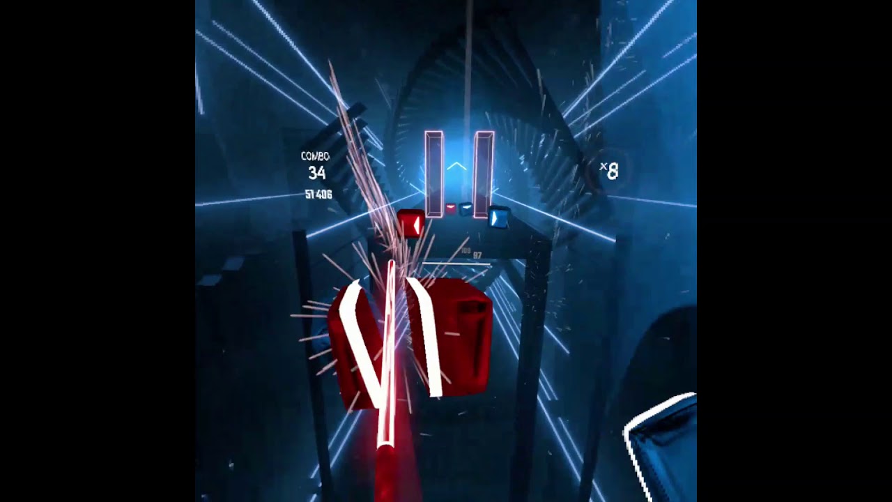 practice beat saber over and over - YouTube