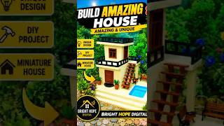 Building a beautiful mini villa from scratch 🏠🔥