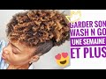 COMMENT J'ENTRETIENS  MON WASH N GO  CHEVEUX CRéPUS 4A 4B 4C NATURAL HAIR MILIES HAIRSTYLE