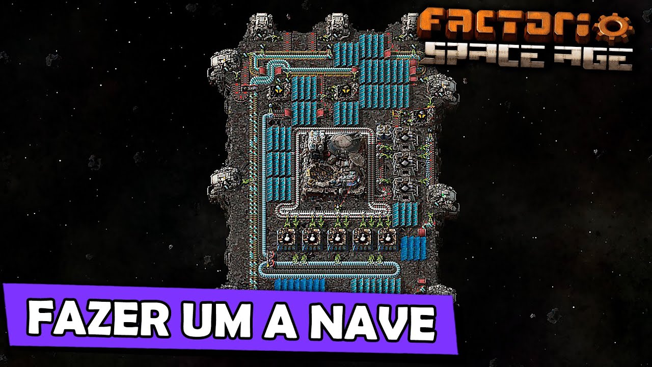 Factorio Space Age - Fazer uma NAVE ESPACIAL hoje!! - YouTube