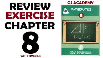REVIEW EXERCISE 8, CHAPTER 8, PRACTICAL GEOMETRY, CLASS 8 MATHS, GS ACADEMY, 8TH MATH, PTB