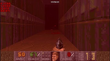 Ultimate Doom E1M1 Hangar in 11 seconds.