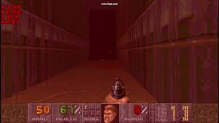 Ultimate Doom E1M1 Hangar in 11 seconds.