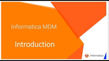 01 Informatica MDM Introduction