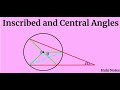 Inscribed And Central Angles 