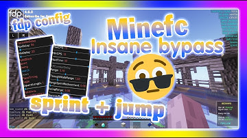 🔥Minefc { sprint + jump scaffold } FDP [_ Insane bypass _]💥