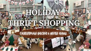 THRIFTING FOR CHRISTMAS DECOR + GIFTS (Part 2) | Holiday Thrift Shopping | Tauna Megan
