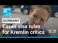 Germany to ease visa rules for Russian dissidents, Kremlin critics • FRANCE 24 English