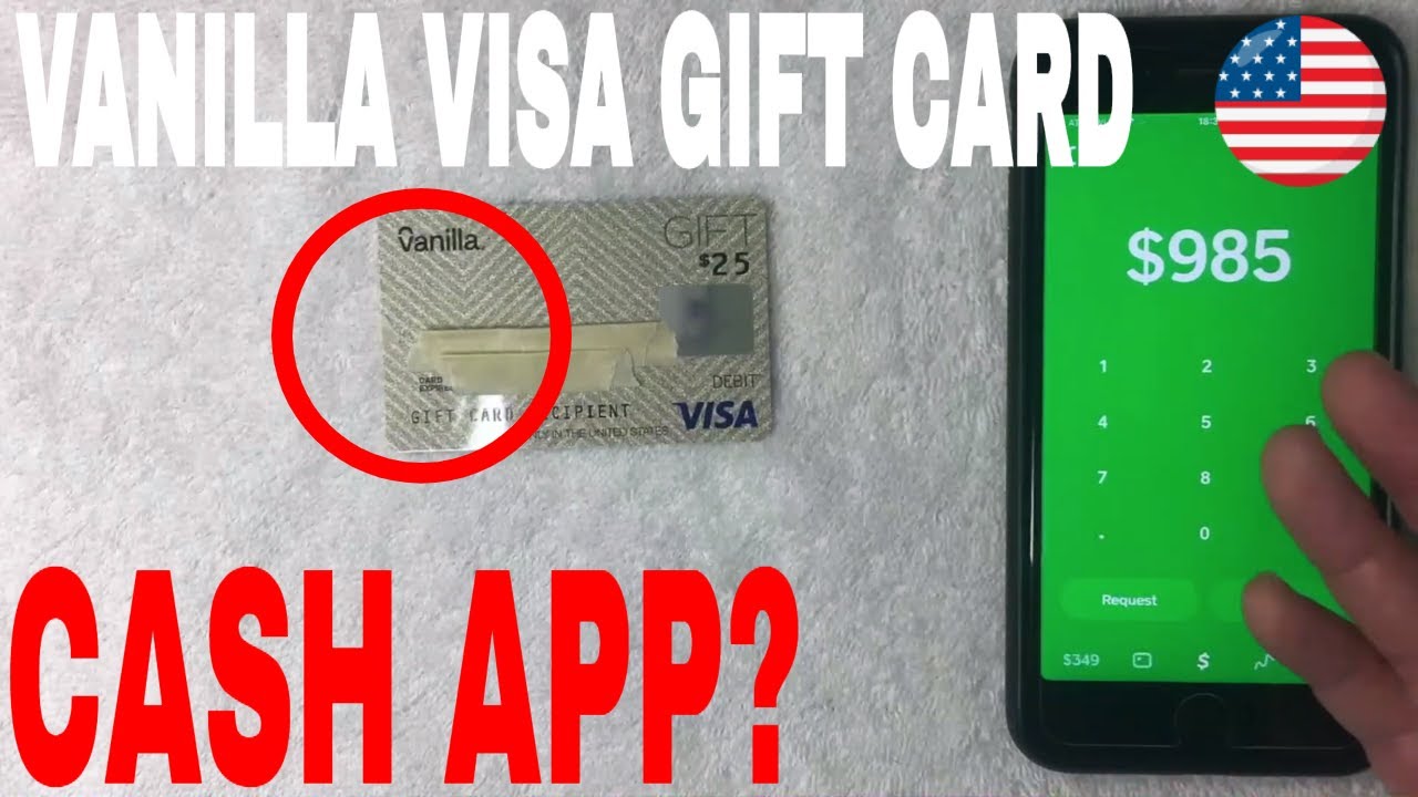 Can You Use Vanilla Visa Gift Card On Cash App Youtube