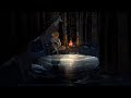 Around the fire  fantasy rpg music  fire ambience