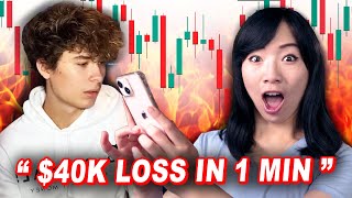 Insane LIVE TRADING Top 5 Losses on YouTube