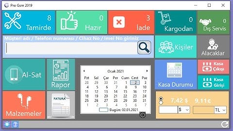 Teknik Servis Takip Programı tüm modüllerin ayrıntılı anlatımı
