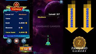 Alien Shooter Level 37 | Low Power Ship | Galaxy Attack | Pulse Blast | Zambario Gamers