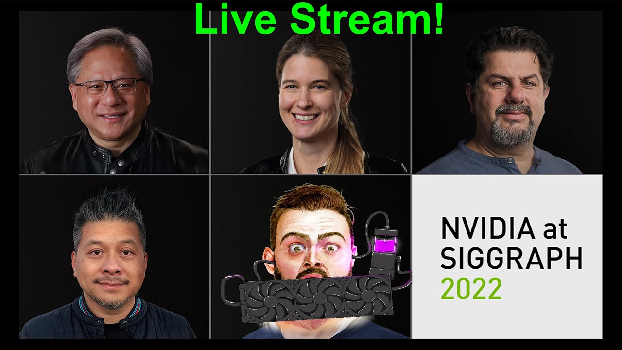 Livestream of Nvidia SIGGRAPH Presentation 2022 YouTube